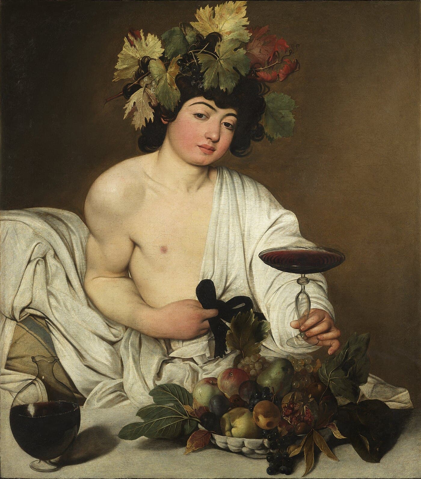 Bacchus by Caravaggio, c. 1596