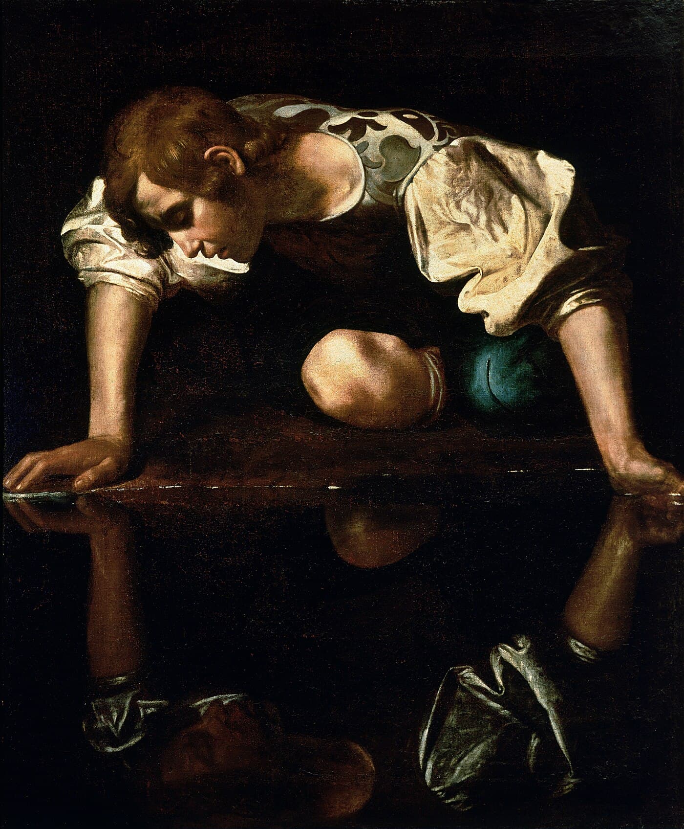 Narcissus by Caravaggio, c. 1594–96